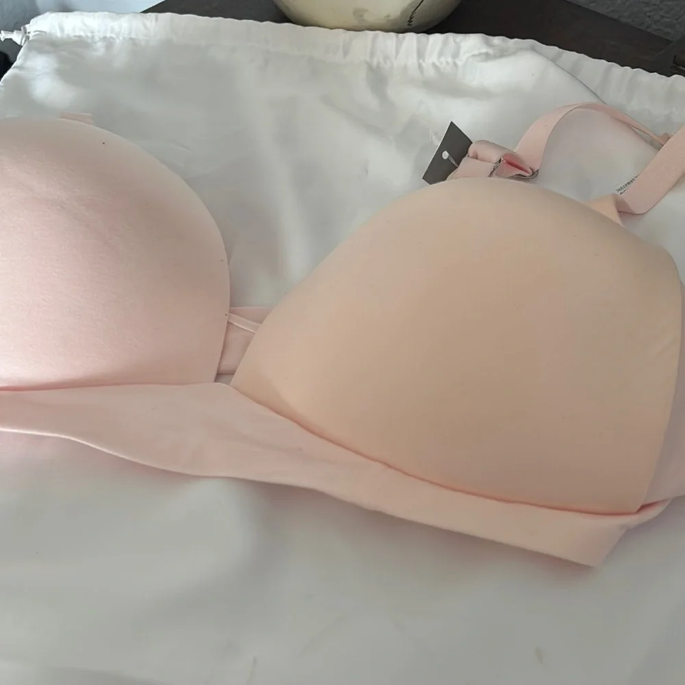 Aerie Soft Pink Triangle Bralette - Picture 5 of 7